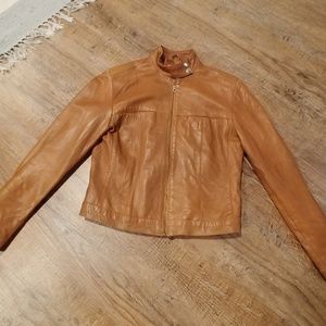 Biker jacket. Real leather buttery soft.